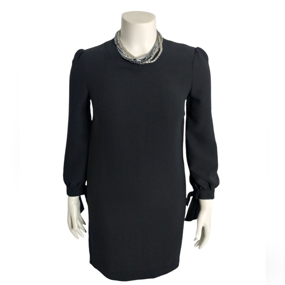 Banana Republic Black Casual Dress with Bow Sleeve Women's size 4 Casual/party